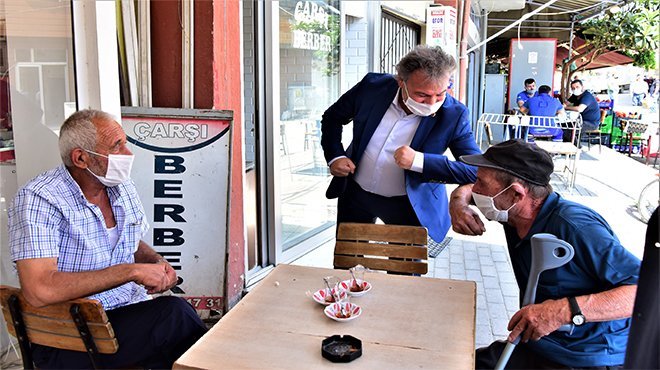 Başkan İduğ, esnafı dinledi