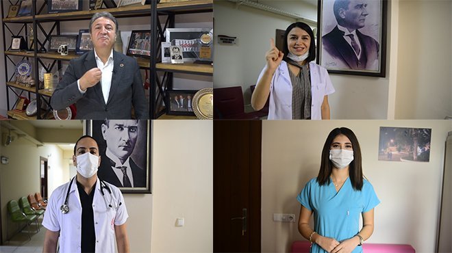 Başkan İduğ ve sağlıkçılardan Engelliler Günü klibi