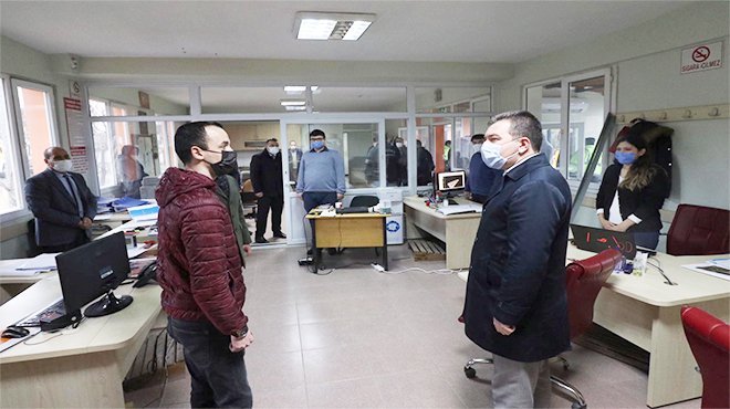 Başkan Koştu’dan belediye çalışmalarına inceleme