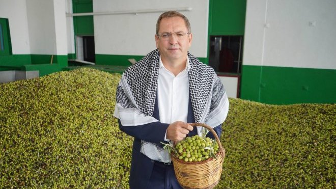 Başkan Ergin'den 'zeytinime dokunma' tepkisi!..