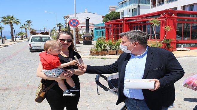 Başkan Oran çocukların yüzünü güldürdü