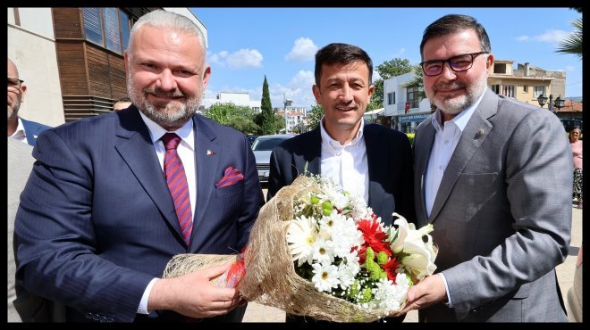 BAŞKAN PEHLİVAN’A DAĞ VE SAYGILI’DAN TEBRİK ZİYARETİ...