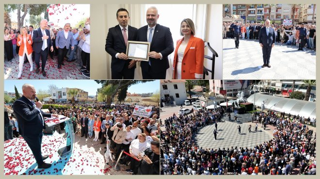 BAŞKAN PEHLİVAN MAZBATASINI MENEMENLİLER EŞLİĞİNDE ALDI...