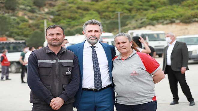 BAŞKAN SANDAL, EMEKÇİLERLE 1 MAYIS’I KUTLADI