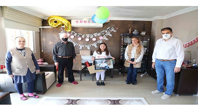 Başkan Sandal, şehit babasını kırmadı