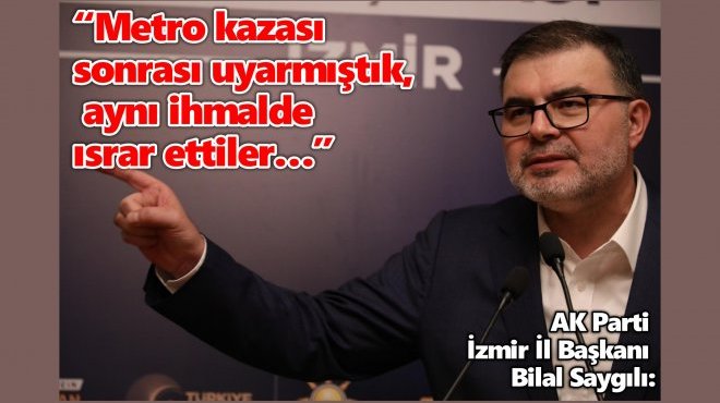 BAŞKAN SAYGILI’DAN FACİADAN DÖNÜLEN KAZA İLE İLGİLİ BÜYÜKŞEHİR’E TEPKİ