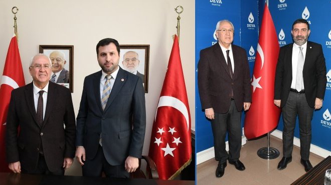 Başkan Selvitopu'dan Saadet ve DEVA partilerine ziyaret 