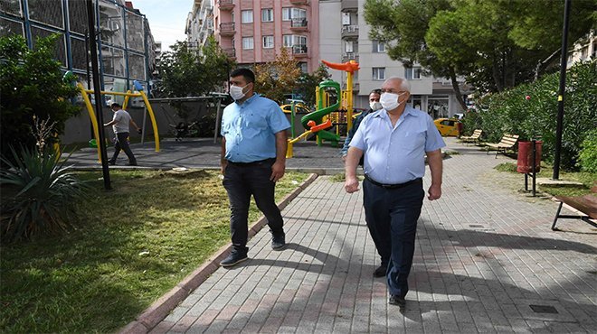 Başkan Selvitopu park çalışmalarını denetledi