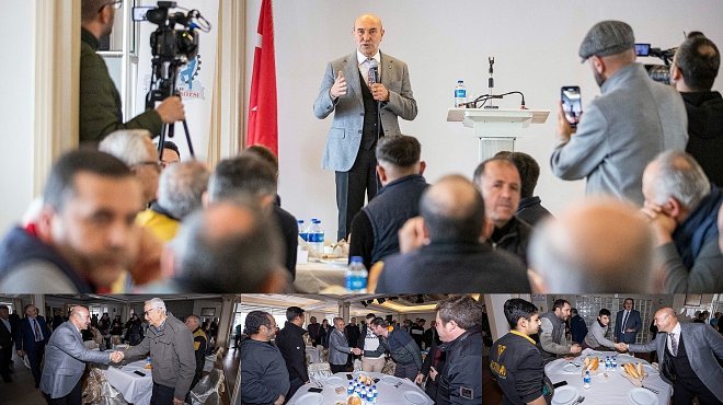 BAŞKAN SOYER 3. SANAYİ SİTESİ’NDE ESNAFLA KURU FASULYE YEDİ