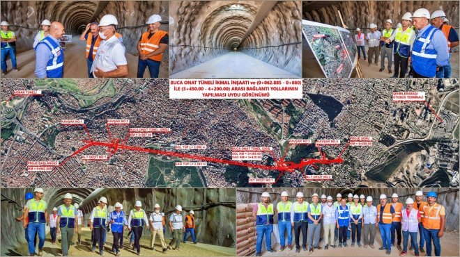 Başkan Soyer, Buca Onat Tüneli’ndeki çalışmaları inceledi