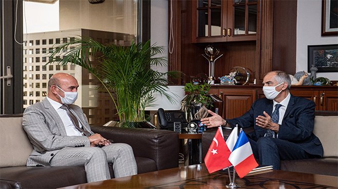 Başkan Soyer, Fransa’nın Ankara Büyükelçi ile buluştu 