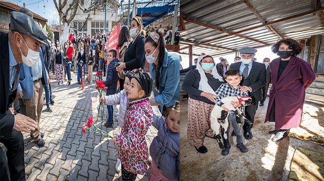 Başkan Soyer ilçe turlarına devam ediyor