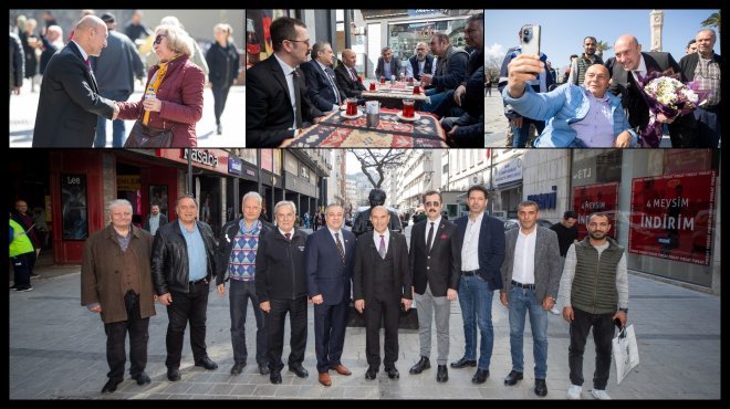 BAŞKAN SOYER, KEMERALTI ESNAFININ İLGİSİNDEN MEMNUN KALDI...