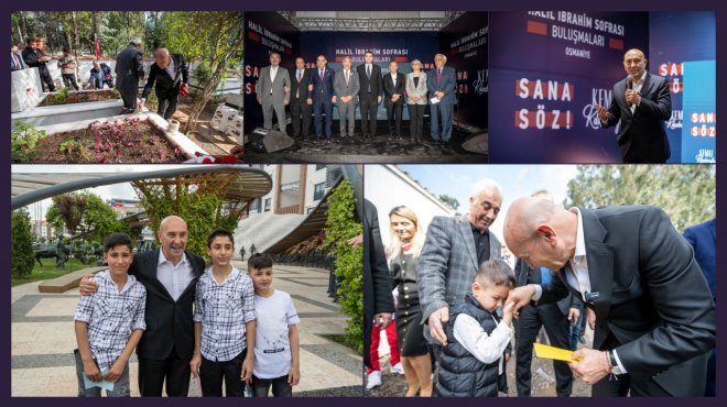 BAŞKAN SOYER OSMANİYE'DE BAYRAM PROGRAMINI SÜRDÜRÜYOR
