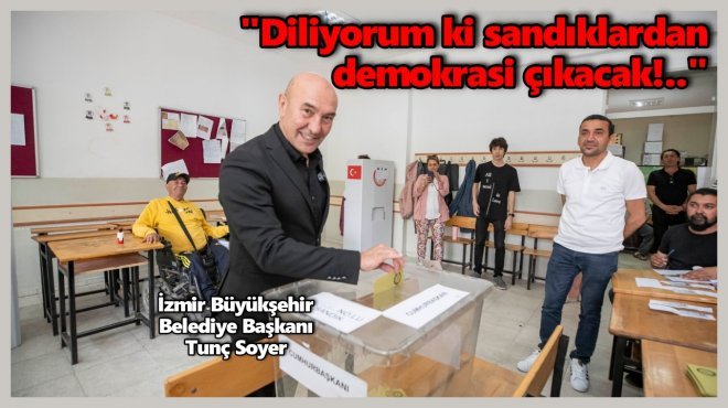 BAŞKAN SOYER OYUNU SEFERİHİSAR'DA KULLANDI