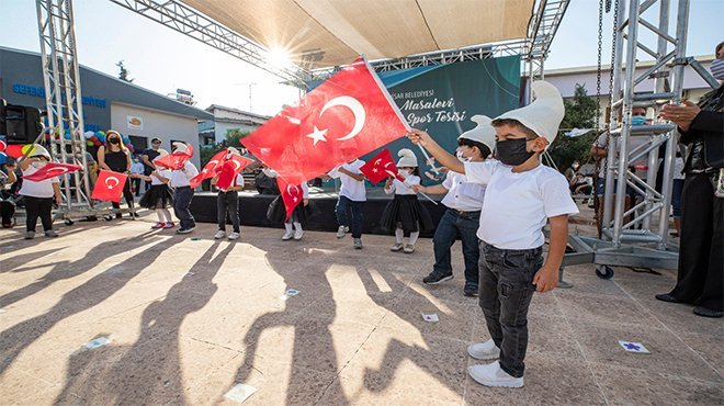 Başkan Soyer, Ürkmez’de Masal Evi açılışında konuştu