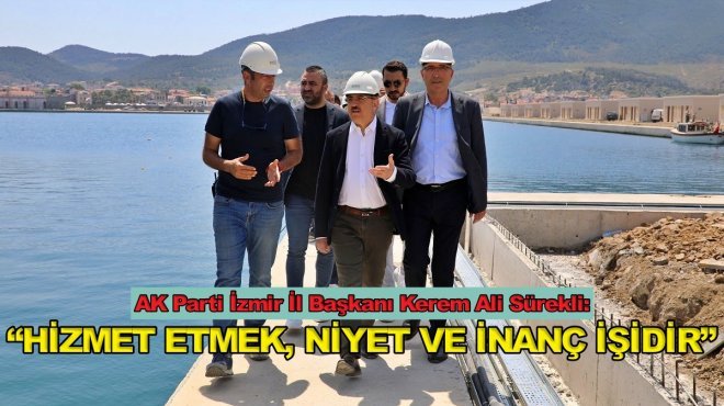 Başkan Sürekli, Foça ve Kınık’ta yatırımları inceledi