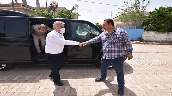 Başkan Tekin, sahaya indi