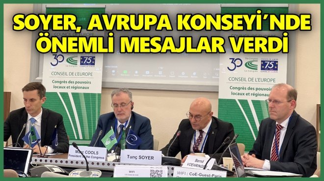 BAŞKAN TUNÇ SOYER PARİS'TE...
