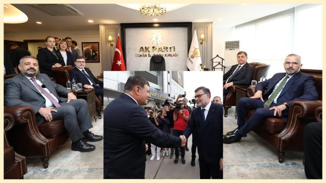 BAŞKAN TUGAY, AK PARTİ İZMİR İL BAŞKANLIĞI’NI ZİYARET ETTİ…