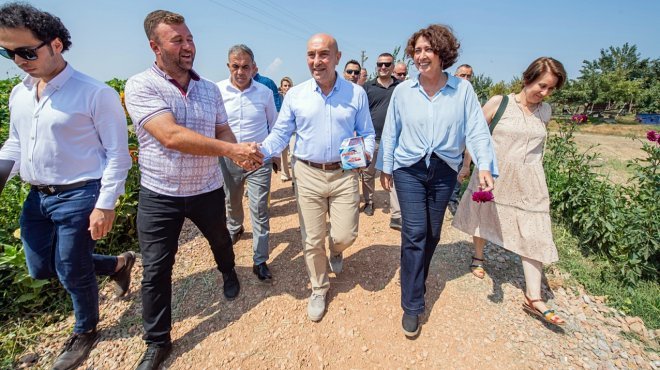 BAŞKAN TUNÇ SOYER BEYDAĞ'DA ÜRETİCİLERLE BULUŞTU