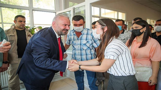 Başkan Vekili Pehlivan, personeliyle bayramlaştı