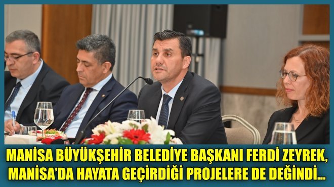 BAŞKAN ZEYREK, MANİSA BÜYÜKŞEHİR’İN A TAKIMINI TANITTI...