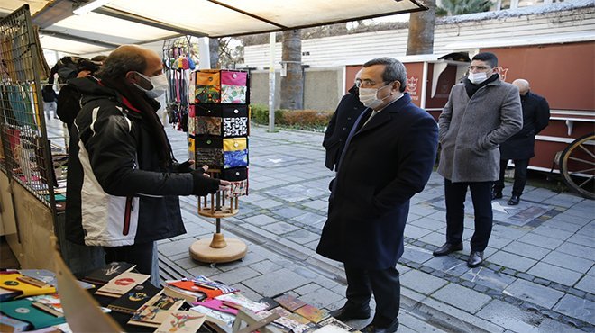 Batur’dan Sevgi Yolu esnafına destek