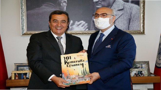Batur, Vali Köşger’e Konak’ı anlattı