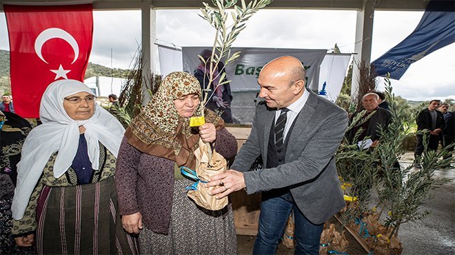 Bayındır'da 13 bin fidan toprakla buluşacak 