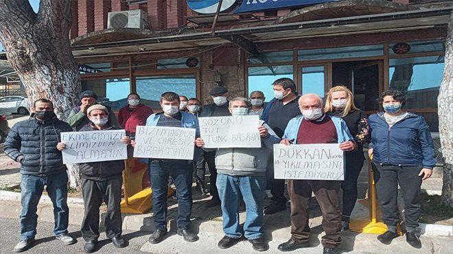 Bayındır’lı esnaflar büyükşehire seslendi