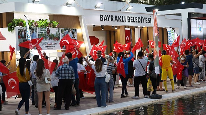  BAYRAKLI BELEDİYESİ İEF’TE DE FARKINI HİSSETTİRDİ