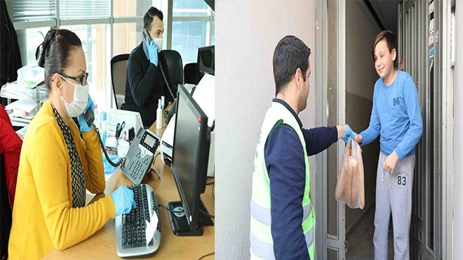 Bayraklı Belediyesi zor günlerde de vatandaşın yanında