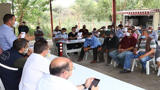 BAYRAKLI’DA KURBAN SATIŞ YERLERİ KURA İLE BELİRLENDİ