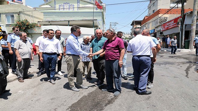 Bayraklı'nın sokakları pırıl pırıl Bayraklı'nın sokakları pırıl pırıl