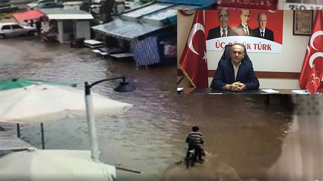 Bayraklı Sevgi yolu göle döndü