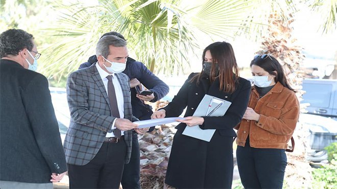 Belediye Başkan Vekili Dayanç çalışmaları yerinde inceledi
