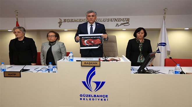 Güzelbahçe Belediye Meclisi İdlib Şehitlerini Unutmadı