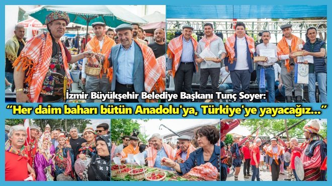 BELENBAŞI KİRAZ FESTİVALİ İZMİRLİLERİ BULUŞTURDU
