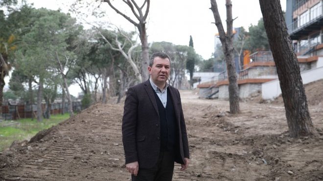 Bergama Çamlıpark için ilk kazma vuruldu