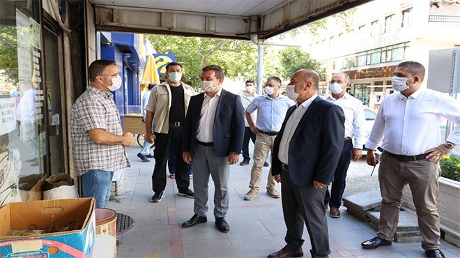 Bergama’da Kaymakam ve Belediye başkanından Koronavirüs denetimi