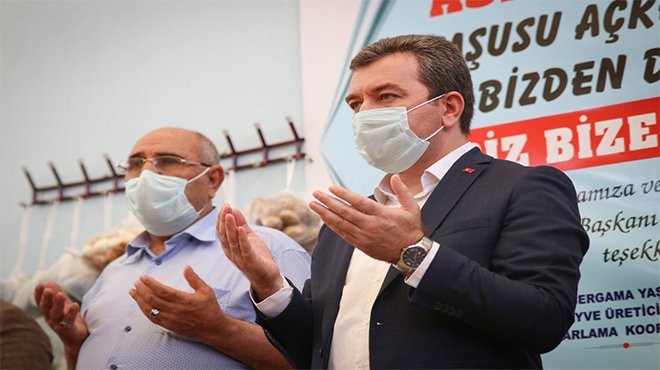 Bergama esnafı ve vatandaşı kendine yakışanı yaptı  