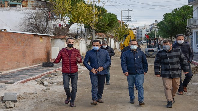 Bergama şehir içi konforlu asfalt yollara kavuşuyor