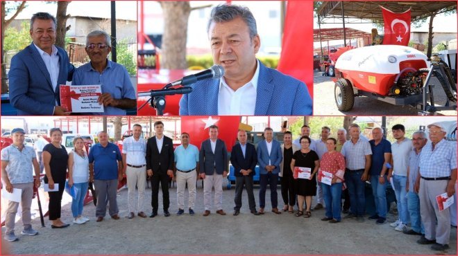 BERGAMA’YA 1 MİLYON 300 BİN TL MAKİNA EKİPMAN DESTEĞİ