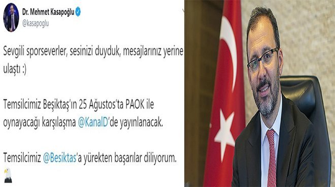 Beşiktaş - PAOK maçı Kanal D'de şifresiz 