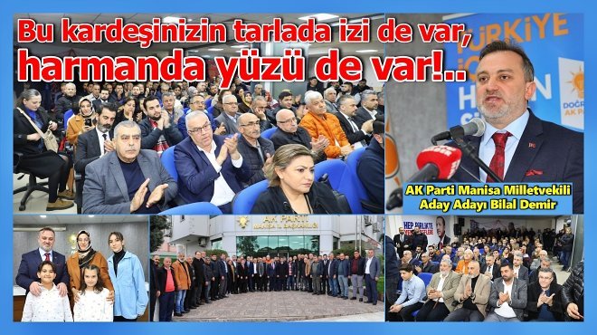 BİLAL DEMİR, ADAY ADAYLIĞINI RESMEN DUYURDU...