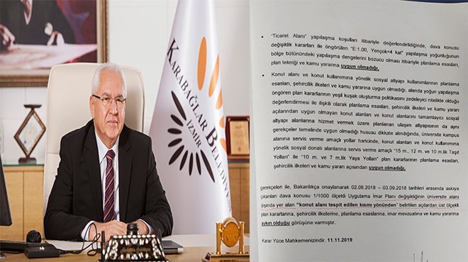 Bilirkişi Karabağlar Belediyesi’ni haklı buldu
