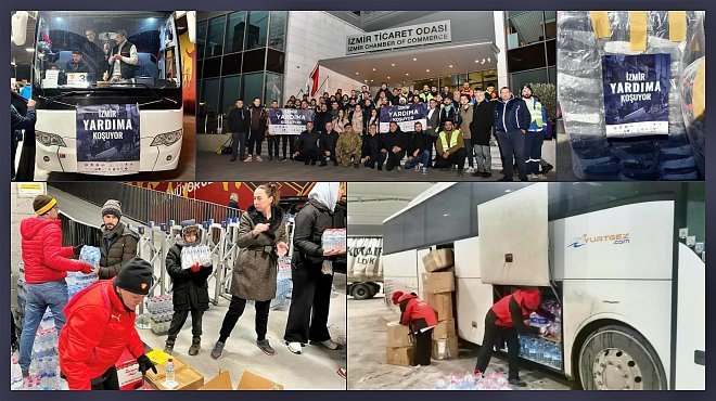 BİRLİKTEN GÜÇ DOĞDU, İZMİR YARDIMA KOŞTU...