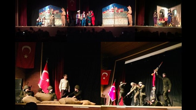 'Bizimkiler' ve 'Küfe' Kırkağaç'ta sahnelendi