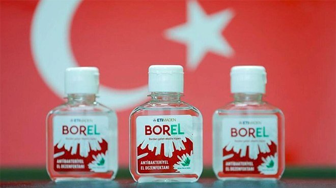 Bordan dezenfektan satışa çıktı